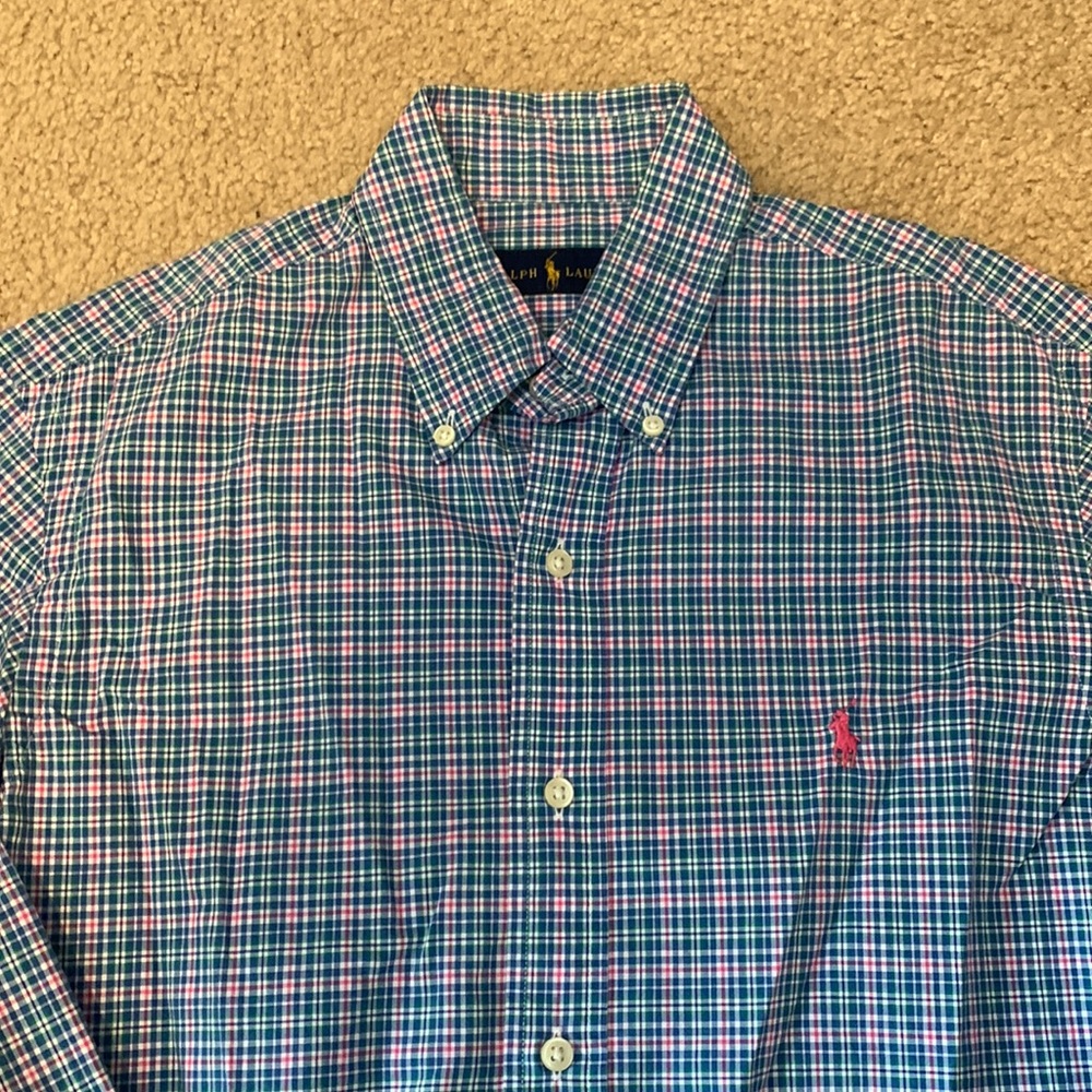 Ralph Lauren Mens Plaid Shirt